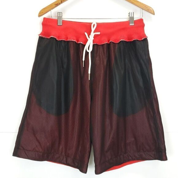 Mitchell & Ness Men's Shorts Medium Nice Kicks Talk Box Shorts Black - Picture 8 of 10